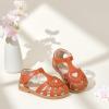 imageGINFIVE Toddler Girls Sandals Girls Toddler Sandals Little Girls Kids ShoesGg52brown