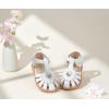 imageGINFIVE Toddler Girls Sandals Girls Toddler Sandals Little Girls Kids ShoesGg52white