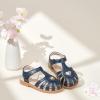 imageGINFIVE Toddler Girls Sandals Girls Toddler Sandals Little Girls Kids ShoesGg53navy Blue