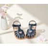imageGINFIVE Toddler Girls Sandals Girls Toddler Sandals Little Girls Kids ShoesGg53navy Blue