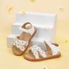 imageGINFIVE Toddler Girls Sandals Girls Toddler Sandals Little Girls Kids ShoesGn08white