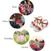 imageGINFIVE Toddler Girls Sandals Girls Toddler Sandals Little Girls Kids ShoesGn11brown