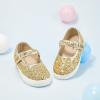 imageGINFIVE Toddler Girls Sneakers Little Girls Slip On Shoes Glitter Sneakers ToddlerGm01gold