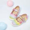 imageGINFIVE Toddler Girls Sneakers Little Girls Slip On Shoes Glitter Sneakers ToddlerGm01rainbowpink
