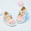 imageGINFIVE Toddler Girls Sneakers Little Girls Slip On Shoes Glitter Sneakers ToddlerGm01rainbowsilver