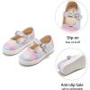 imageGINFIVE Toddler Girls Sneakers Little Girls Slip On Shoes Glitter Sneakers ToddlerGm01rainbowsilver