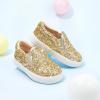 imageGINFIVE Toddler Girls Sneakers Little Girls Slip On Shoes Glitter Sneakers ToddlerGm02gold