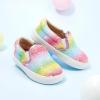 imageGINFIVE Toddler Girls Sneakers Little Girls Slip On Shoes Glitter Sneakers ToddlerGm02rainbowpink