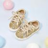 imageGINFIVE Toddler Girls Sneakers Little Girls Slip On Shoes Glitter Sneakers ToddlerGm03gold