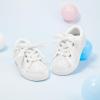 imageGINFIVE Toddler Girls Sneakers Little Girls Slip On Shoes Glitter Sneakers ToddlerGm03white