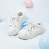 imageGINFIVE Toddler Girls Sneakers Little Girls Slip On Shoes Glitter Sneakers ToddlerGm03white