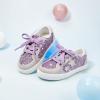 imageGINFIVE Toddler Girls Sneakers Little Girls Slip On Shoes Glitter Sneakers ToddlerGm04purple