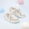 imageGINFIVE Toddler Girls Sneakers Little Girls Slip On Shoes Glitter Sneakers ToddlerGm04white
