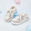 imageGINFIVE Toddler Girls Sneakers Little Girls Slip On Shoes Glitter Sneakers ToddlerGm04white