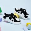 imageGINFIVE Toddler Girls Sneakers Little Girls Slip On Shoes Glitter Sneakers ToddlerGm05black