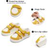 imageGINFIVE Toddler Girls Sneakers Little Girls Slip On Shoes Glitter Sneakers ToddlerGm05yellow