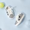 imageGINFIVE Toddler Girls Sneakers Little Girls Slip On Shoes Glitter Sneakers ToddlerGs09 Silver
