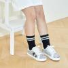 imageGINFIVE Toddler Girls Sneakers Little Girls Slip On Shoes Glitter Sneakers ToddlerGs09 Silver