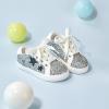 imageGINFIVE Toddler Girls Sneakers Little Girls Slip On Shoes Glitter Sneakers ToddlerGs09 Silver