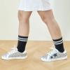 imageGINFIVE Toddler Girls Sneakers Little Girls Slip On Shoes Glitter Sneakers ToddlerGs09 Silver