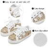imageGINFIVE Toddler Girls Sneakers Little Girls Slip On Shoes Glitter Sneakers ToddlerGs09gold