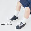 imageGINFIVE Toddler Girls Sneakers Little Girls Slip On Shoes School Sneakers ToddlerGm06blue