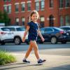 imageGINFIVE Toddler Girls Sneakers Little Girls Slip On Shoes School Sneakers ToddlerGm06blue