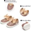 imageGINFIVE Toddler Girls Sneakers Little Girls Slip On Shoes School Sneakers ToddlerGm07champagne