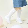 imageGINFIVE Toddler Girls Sneakers Little Girls Slip On Shoes School Sneakers ToddlerGm07white
