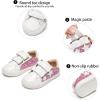 imageGINFIVE Toddler Girls Sneakers Little Girls Slip On Shoes School Sneakers ToddlerGm09pink