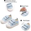 imageGINFIVE Toddler Girls Sneakers Little Girls Slip On Shoes School Sneakers ToddlerYb02blue