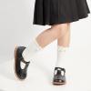imageGINFIVE Toddler Little Girls Mary Janes Flats Girls Dress Shoes Kids ShoesF07  Black