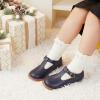 imageGINFIVE Toddler Little Girls Mary Janes Flats Girls Dress Shoes Kids ShoesGf07  Blue