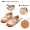 imageGINFIVE Toddler Little Girls Mary Janes Flats Girls Dress Shoes Kids ShoesGf07  Nude