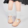 imageGINFIVE Toddler Little Girls Mary Janes Flats Girls Dress Shoes Kids ShoesGf07  Nude
