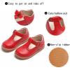 imageGINFIVE Toddler Little Girls Mary Janes Flats Girls Dress Shoes Kids ShoesGf07  Red