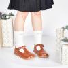 imageGINFIVE Toddler Little Girls Mary Janes Flats Girls Dress Shoes Kids ShoesGf20  Brown