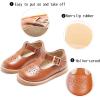 imageGINFIVE Toddler Little Girls Mary Janes Flats Girls Dress Shoes Kids ShoesGf20  Brown