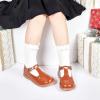 imageGINFIVE Toddler Little Girls Mary Janes Flats Girls Dress Shoes Kids ShoesGf20  Brown