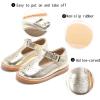 imageGINFIVE Toddler Little Girls Mary Janes Flats Girls Dress Shoes Kids ShoesGf20  Gold