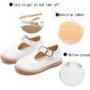 imageGINFIVE Toddler Little Girls Mary Janes Flats Girls Dress Shoes Kids ShoesGf20  White