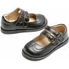 imageGINFIVE Toddler Little Girls Mary Janes Flats Girls Dress Shoes Kids ShoesGf285  Black