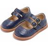 imageGINFIVE Toddler Little Girls Mary Janes Flats Girls Dress Shoes Kids ShoesGf285  Blue