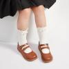 imageGINFIVE Toddler Little Girls Mary Janes Flats Girls Dress Shoes Kids ShoesGf285  Brown