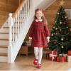 imageGINFIVE Toddler Little Girls Mary Janes Flats Girls Dress Shoes Kids ShoesGf285  Red