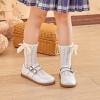 imageGINFIVE Toddler Little Girls Mary Janes Flats Girls Dress Shoes Kids ShoesGf285  White