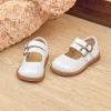 imageGINFIVE Toddler Little Girls Mary Janes Flats Girls Dress Shoes Kids ShoesGf285  White