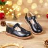 imageGINFIVE Toddler Little Girls Mary Janes Flats Girls Dress Shoes Kids ShoesGf391black