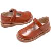 imageGINFIVE Toddler Little Girls Mary Janes Flats Girls Dress Shoes Kids ShoesGf391brown