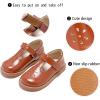 imageGINFIVE Toddler Little Girls Mary Janes Flats Girls Dress Shoes Kids ShoesGf391brown